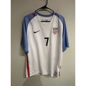 Bobby Wood #7 US Soccer Team USA Jersey White Mens Size XXL